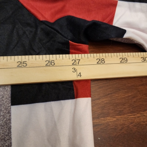 Geometric long sleeve light airy stretch men fashion beach formal 3XL - Picture 7 of 8